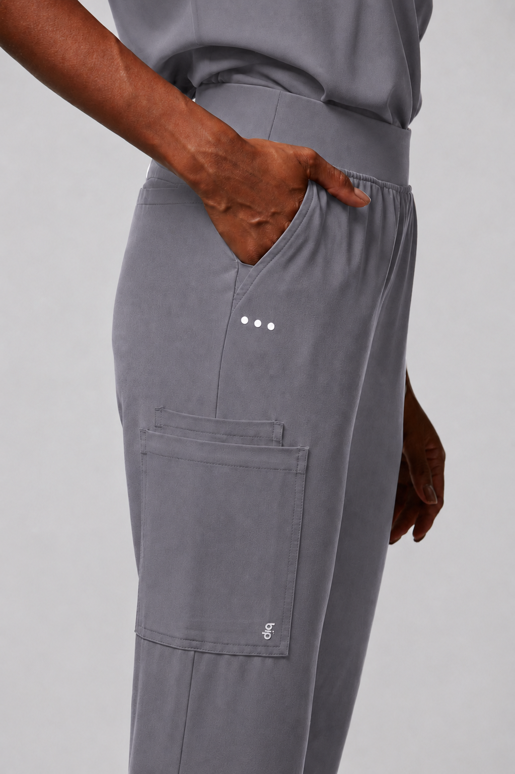 Calça Scrub Feminina Cinza