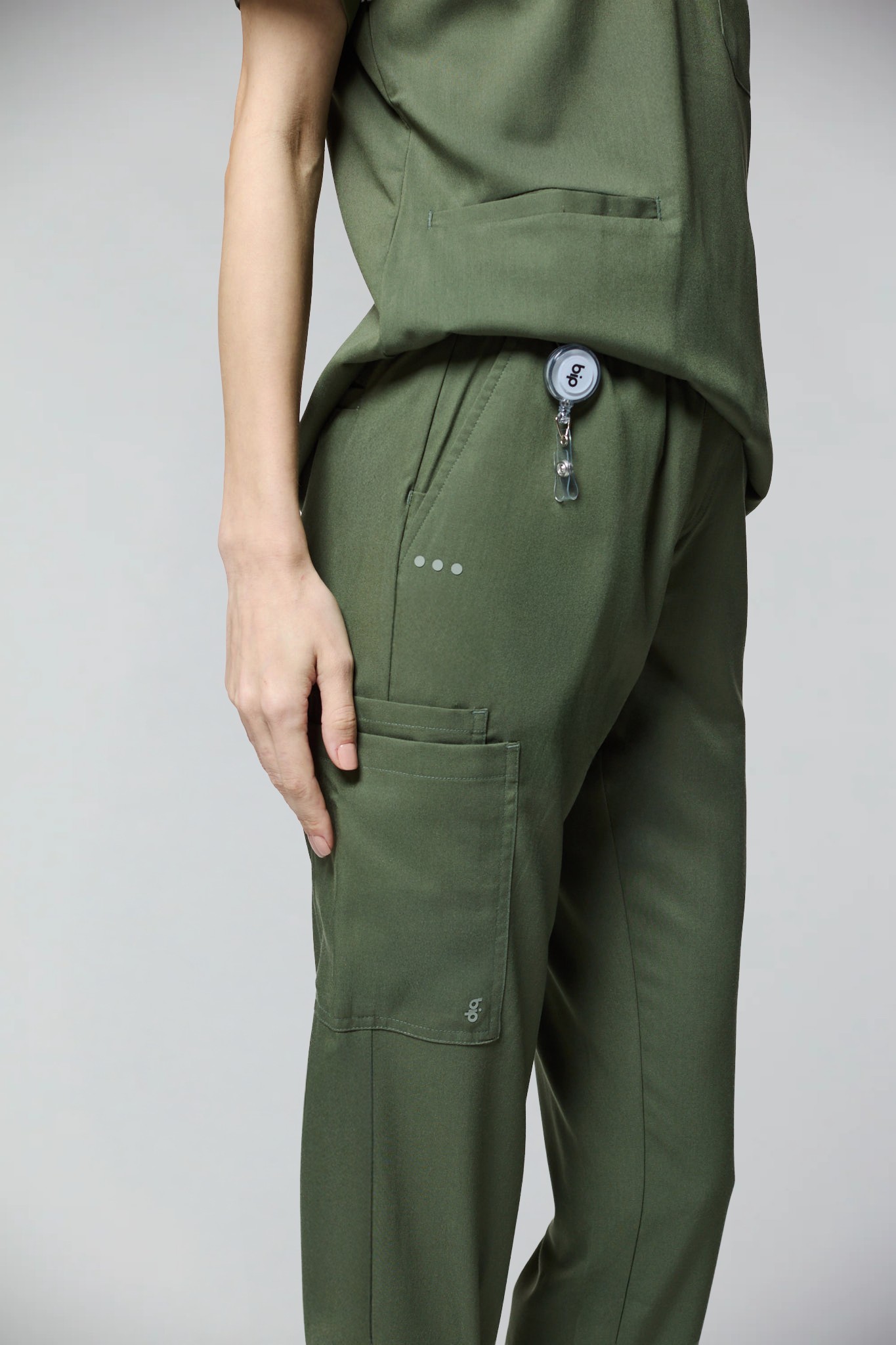 calça scrub feminina Soft Angelina Verde - Pijama Cirurgico
