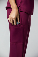 Calça Scrub Feminina Vinho