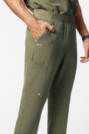 Calça Scrub Masculina (preto, verde, cinza, vinho)