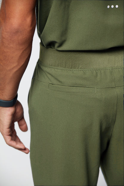 calça scrub masculina Soft Jatene Verde - Pijama Cirurgico