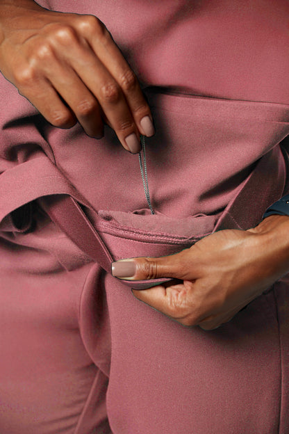 conjunto scrub feminino Next Tech Rosa