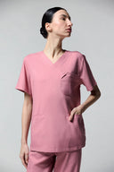 Camiseta Scrub Feminina Rosa