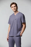 Camiseta Scrub Masculina (preto, verde, cinza, vinho)