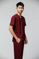 Camiseta Scrub Masculina (preto, verde, cinza, vinho)