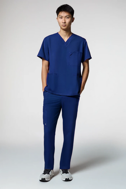Conjunto Scrub Masculino Azul Royal