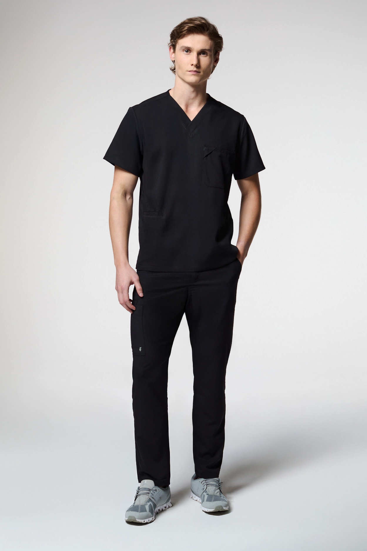 conjunto scrub masculino Soft Jatene Preto