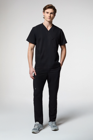 conjunto scrub masculino Soft Jatene Preto