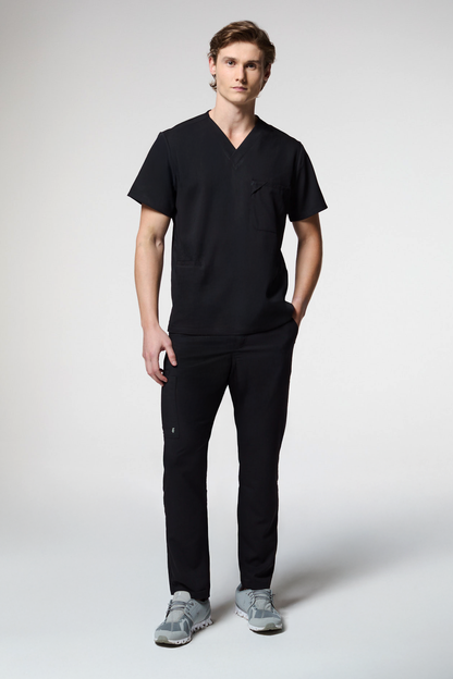 conjunto scrub masculino Soft Jatene Preto